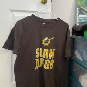 Fanatics Slam Diego Brown Logo T-Shirt